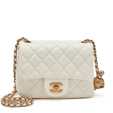 chanel mini square pearl|chanel mini flap price.